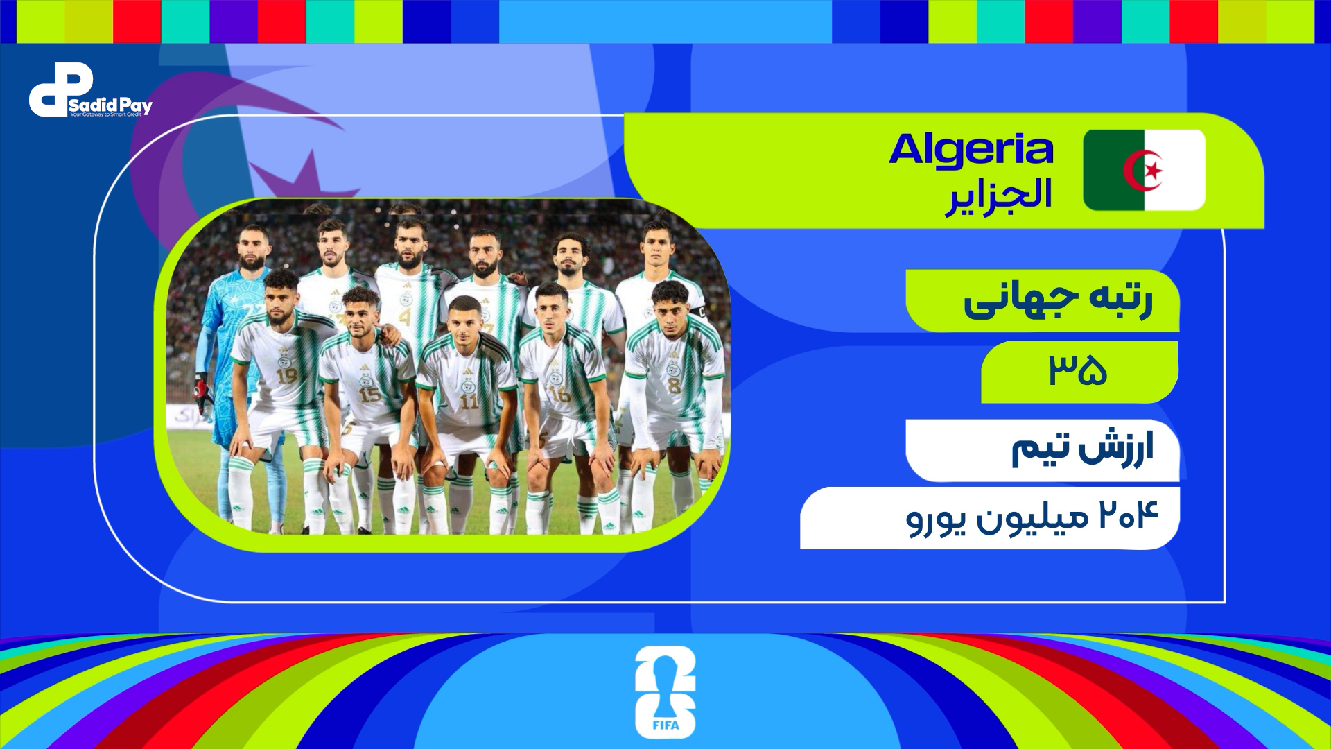 معرفی تیم‌های حاضر در جام جهانی 2026_الجزایر
